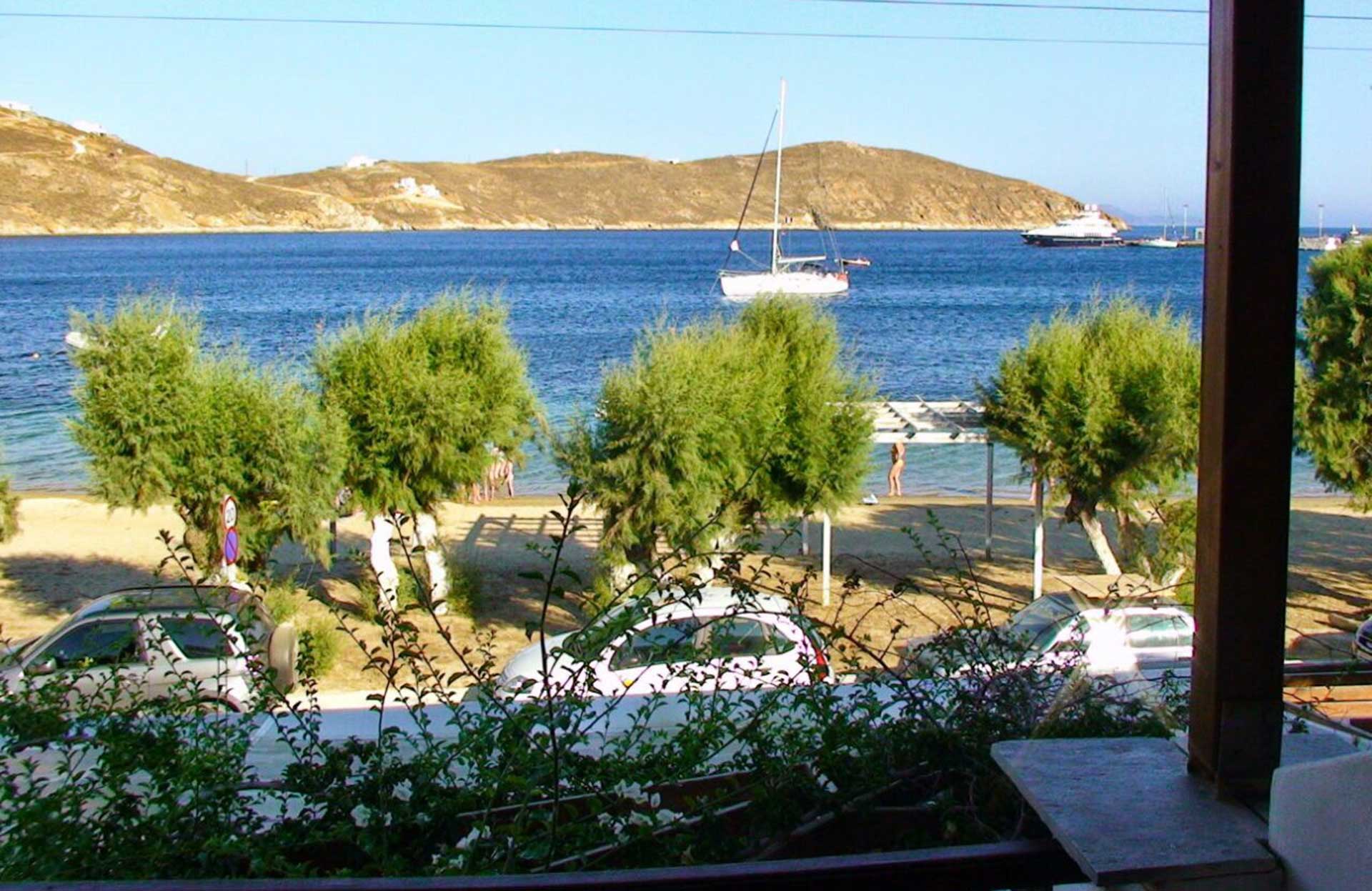 View from the rooms of Asteri Hotel in Livadi Serifos